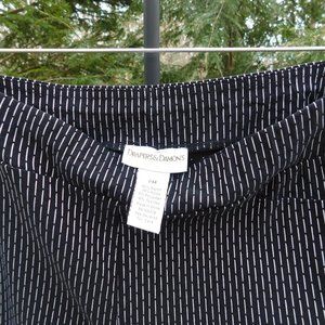 Draper's & Damon's Petites Printed Stretch High Rise Pullon Pants